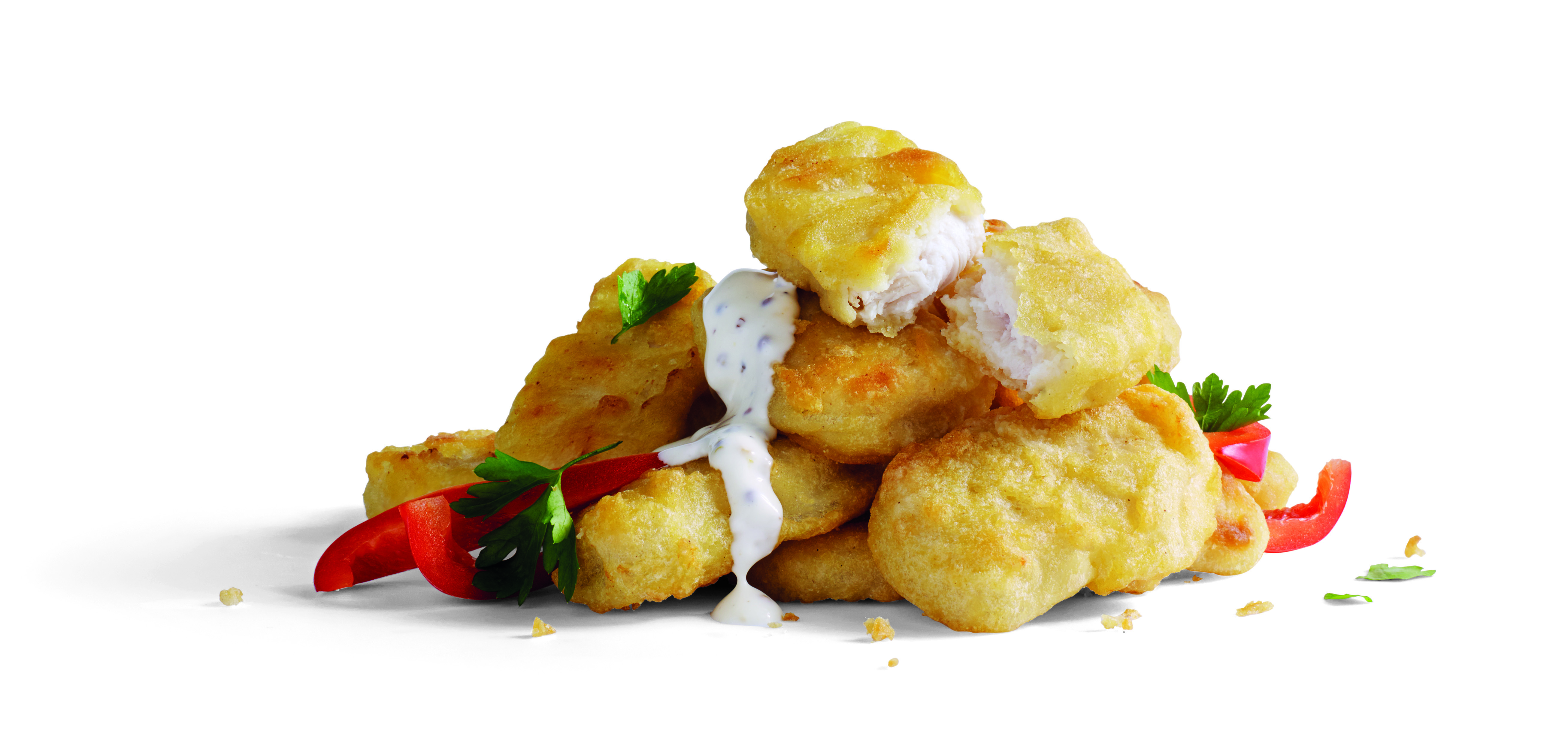 CHICKEN NUGGETS BATTERED TEGEL (4CTN) 1KG PKT Northern Foods